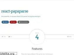 Sites similar to react-papaparse.js.org