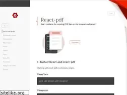 Sites similar to react-pdf.org