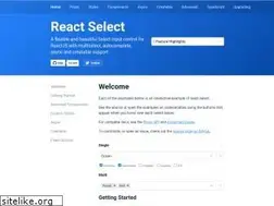 Sites similar to react-select.com