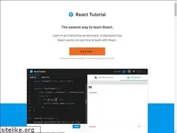 Sites similar to react-tutorial.app