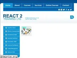 Sites similar to react2training.co.uk