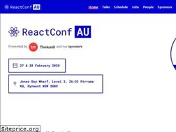 Sites similar to reactconfau.com