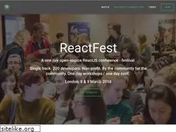 Sites similar to reactfest.uk