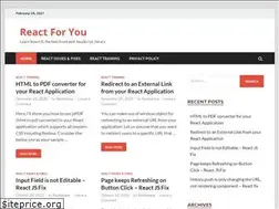 Sites similar to reactforyou.com