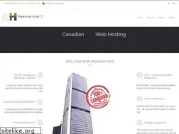 Sites similar to reactivehost.ca