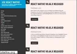 Sites similar to reactnative.com