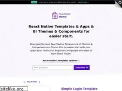 Sites similar to reactnativemarket.com