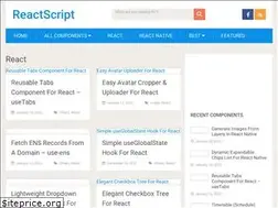 Sites similar to reactscript.com