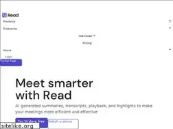 Sites similar to read.ai