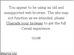 Sites similar to readcereal.com