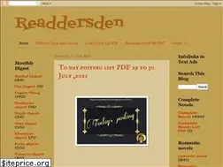 Sites similar to readdersden.blogspot.com