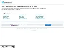 Sites similar to readhealthtips.com