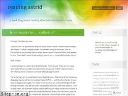 Sites similar to readingastrid.wordpress.com
