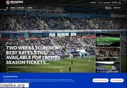 Sites similar to readingfc.co.uk