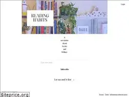 Sites similar to readinghabits.substack.com