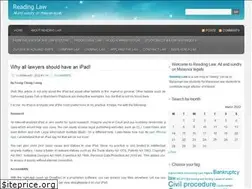 Sites similar to readinglaw.wordpress.com