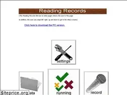 Sites similar to readingrecords.com