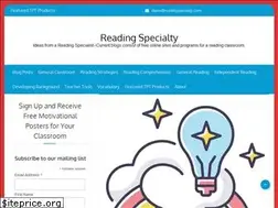 Sites similar to readingspecialty.com