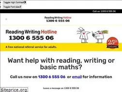 Sites similar to readingwritinghotline.edu.au