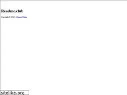 Sites similar to readme.club
