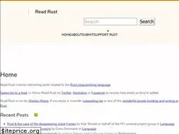 Sites similar to readrust.net