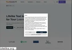 Sites similar to readspeaker.com