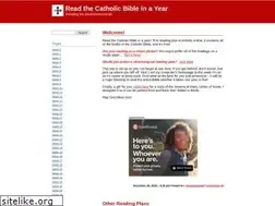 Sites similar to readthecatholicbibleinayear.wordpress.com
