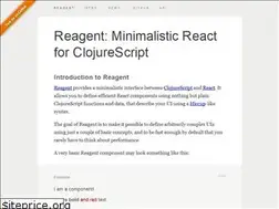 Sites similar to reagent-project.github.io