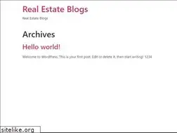 Sites similar to real-estate-blog.com