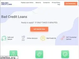 Sites similar to realbadcreditloans.com