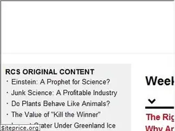 Sites similar to realclearscience.com