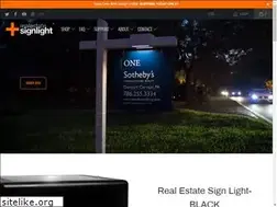 Sites similar to realestatesignlight.com