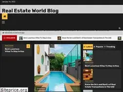 Sites similar to realestateworldblog.com