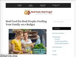 Sites similar to realfoodrealfrugal.com
