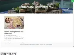 Sites similar to realfoodrealingredients.com