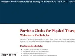 Sites similar to realhabphysicaltherapy.com