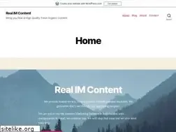 Sites similar to realimcontent.wordpress.com
