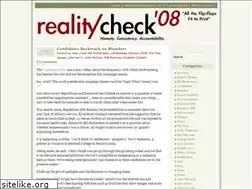 Sites similar to realitycheck08.wordpress.com