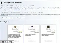 Sites similar to realityripple.com