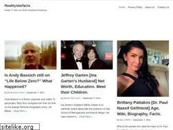 Sites similar to realitystarfacts.com