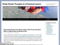 Sites similar to reallysimplethoughts.com
