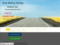Sites similar to realmckoydriving.com