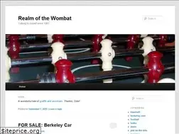 Sites similar to realmofthewombat.com