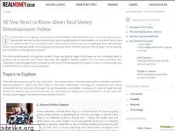 Sites similar to realmoney.co.uk