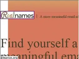 Sites similar to realnames.com