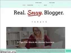 Sites similar to realsavvyblogger.com