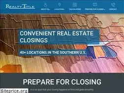 Sites similar to realtytitle.com