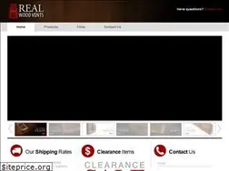 Sites similar to realwoodvents.com
