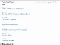 Sites similar to realworldclojure.com
