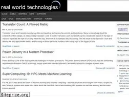 Sites similar to realworldtech.com